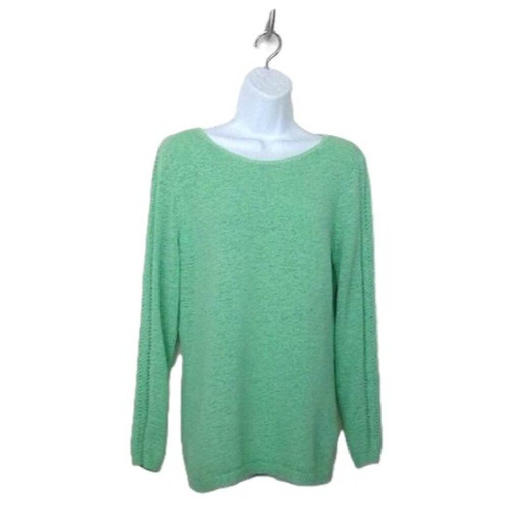 Light Green Women's Cozy Crewneck Sweater